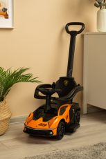 Машинка для катання Caretero (Toyz) Lamborghini Essenza Orange з батьківською ручкою